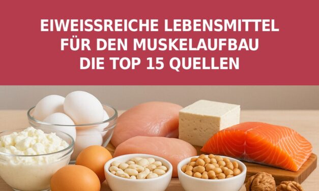Eiweißreiche Lebensmittel für Muskelaufbau: Die Top 15 Quellen