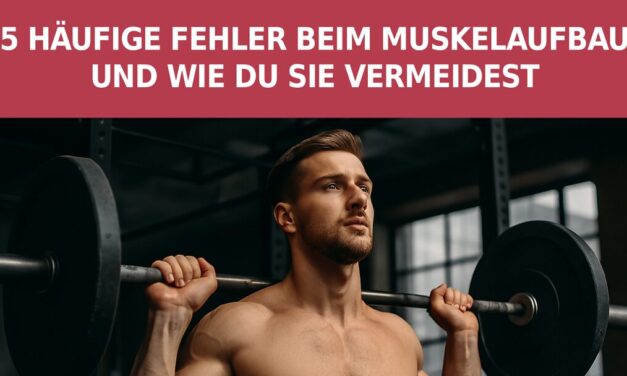 5 häufige Fehler beim Muskelaufbau – und wie du sie vermeidest