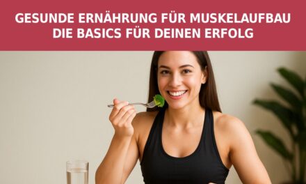 Gesunde Ernährung für Muskelaufbau – Die Basics für deinen Erfolg