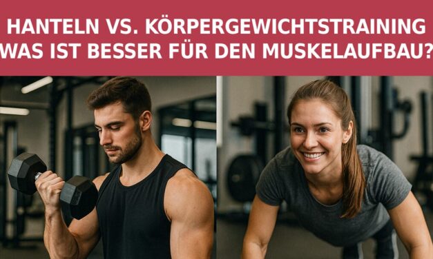 Hanteln vs. Körpergewichtstraining – Was ist besser für den Muskelaufbau?