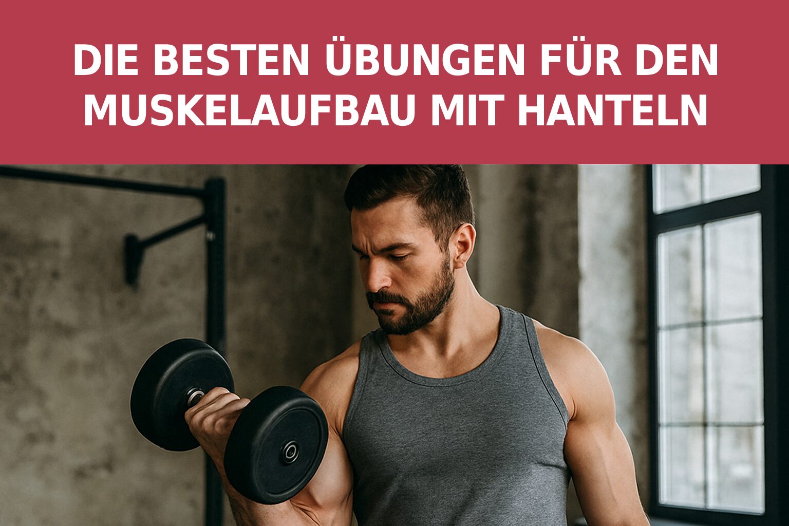 Muskelaufbau mit Hanteln