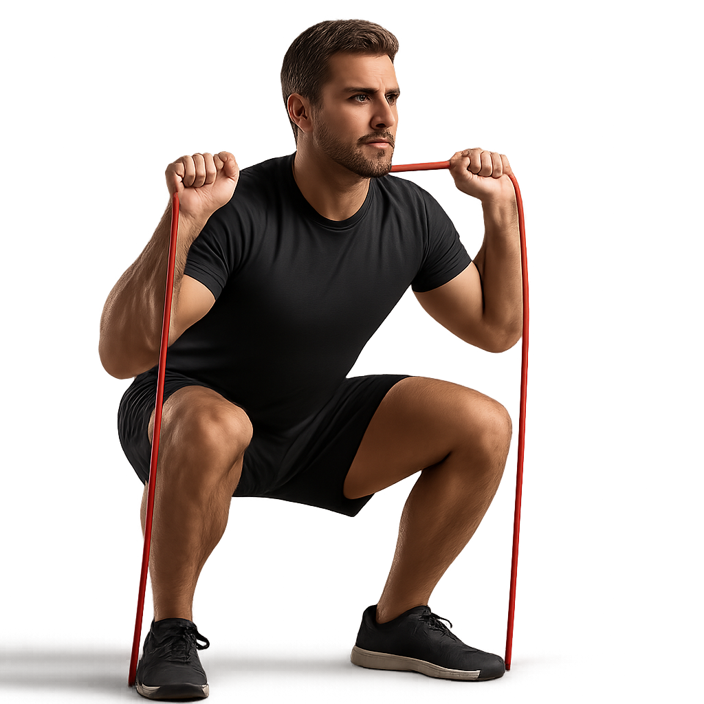 Theraband Kniebeugen