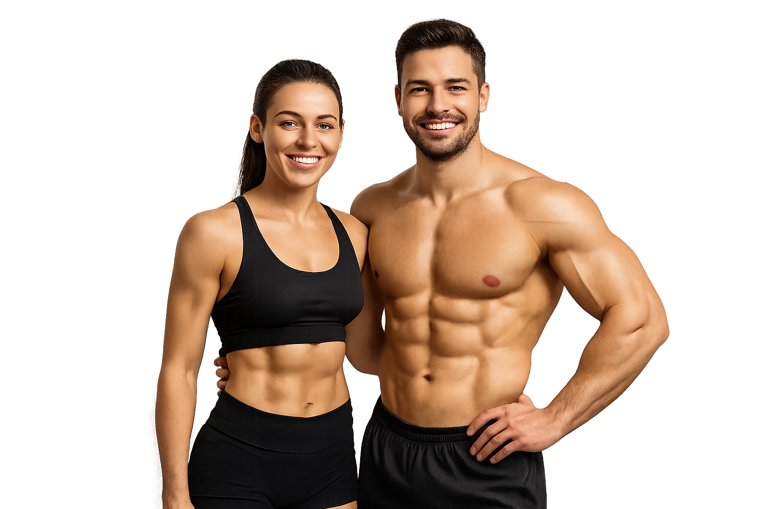 Fitness Paar durchtrainiert Fitness Paar durchtrainiert