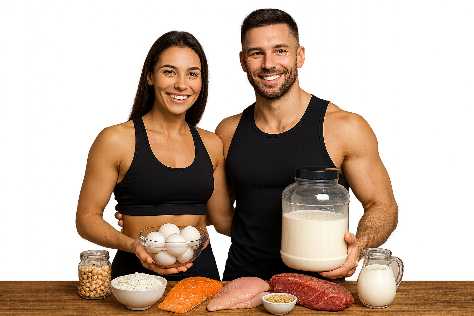 Fitnesspaar Proteine Fitnesspaar Proteine