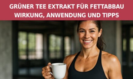 Grüner Tee Extrakt für Fettabbau: Wirkung, Anwendung und Tipps