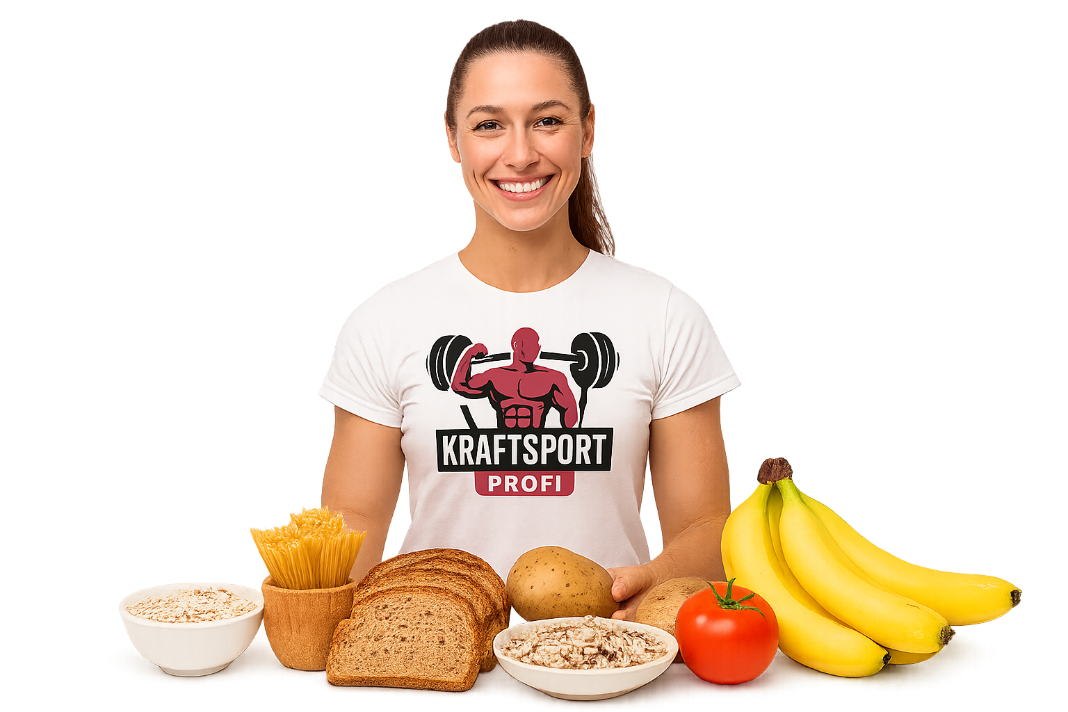 Kraftsport Frau gesunde Lebensmittel Kraftsport Frau gesunde Lebensmittel