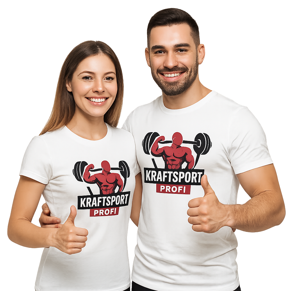 Kraftsport Profi Fitness-Pärchen