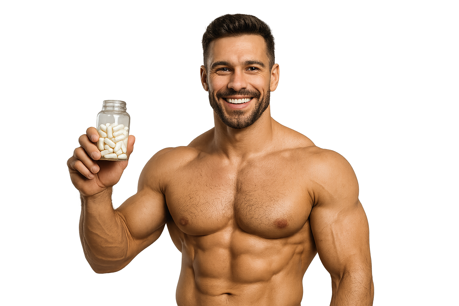 Kraftsportler mit BCAAs Kraftsportler mit BCAAs