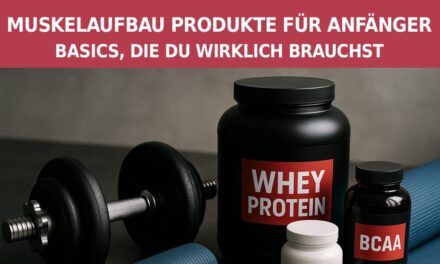 Muskelaufbau Produkte für Anfänger – Basics, die du wirklich brauchst