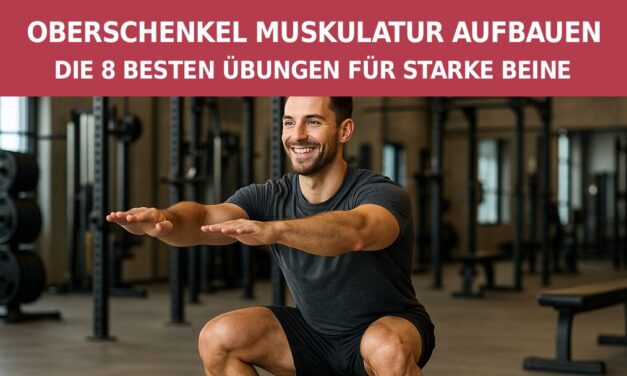 Oberschenkel Muskulatur aufbauen: Die 8 besten Übungen für starke Beine