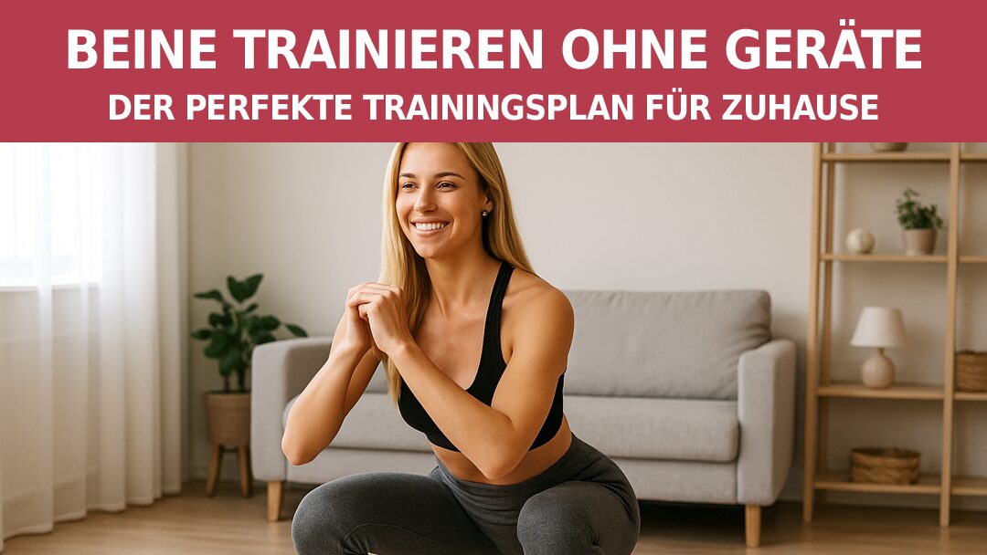 Beine trainieren ohne Geräte